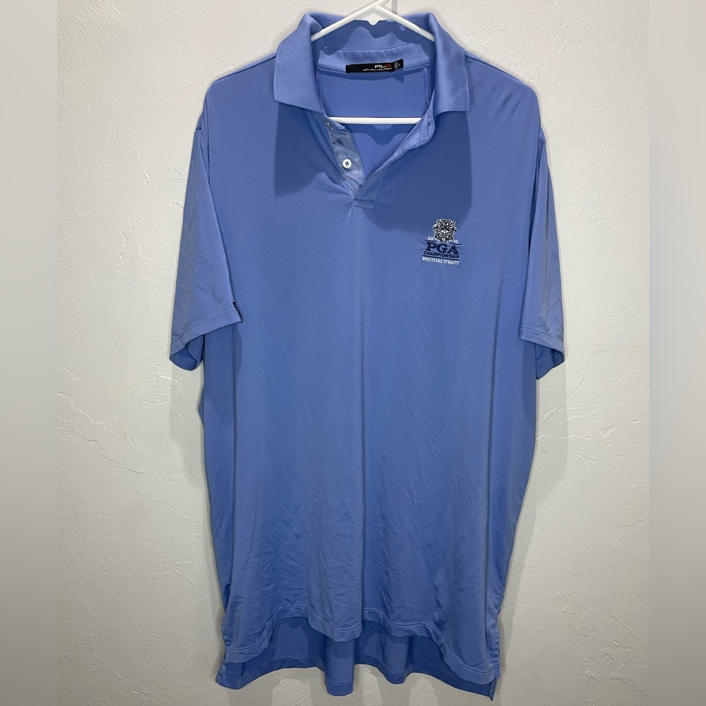 Ralph Lauren RLX Large Blue Polo Whistling Straits 1995 PGA Championship B